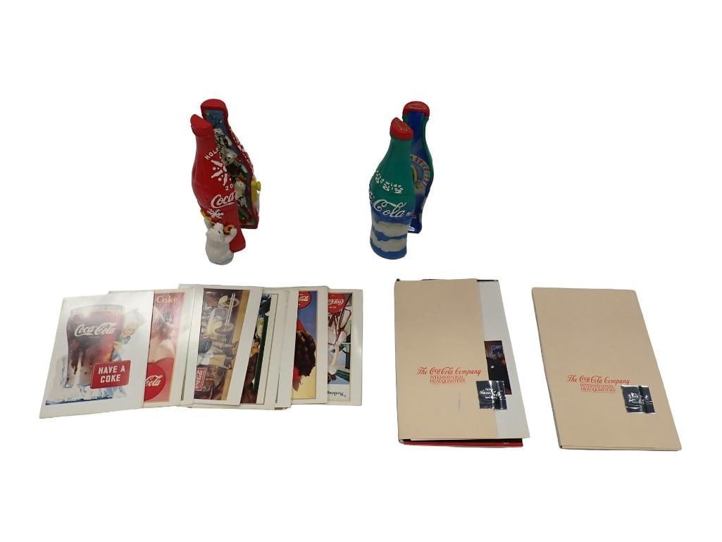 Coca Cola Collectibles Lot including Post Cards, Ephemera, Hinge Bottle Collectibles including McDon (1 of 14)