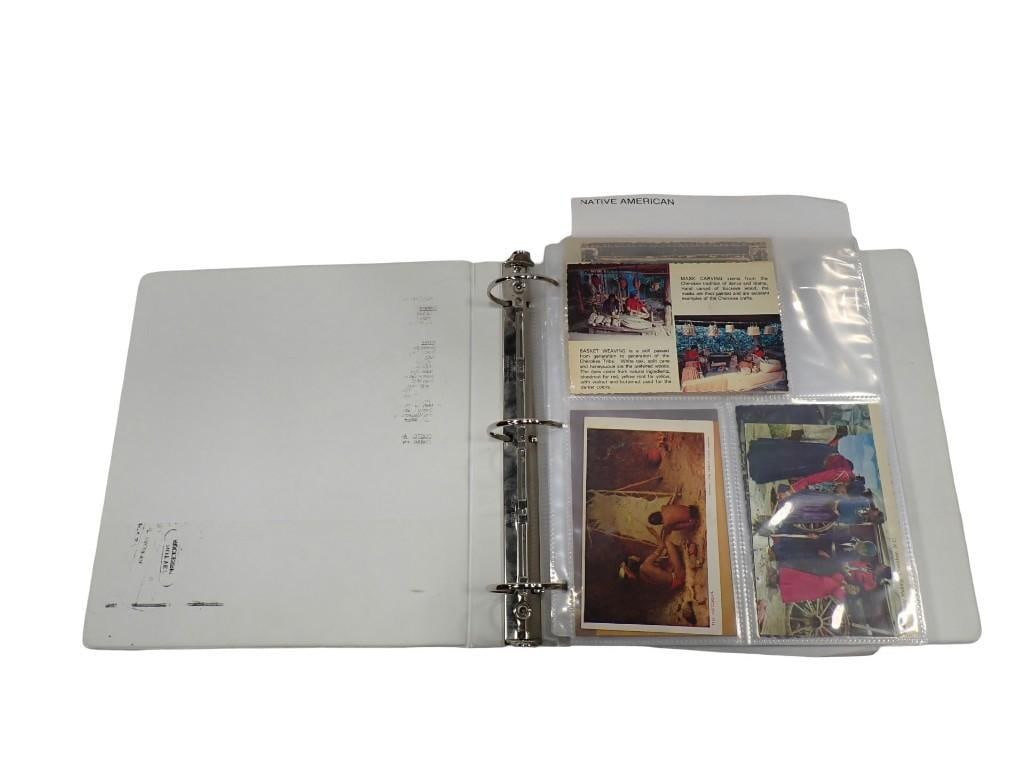 Binder full of Vintage Post Cards including Native American, Humorous, etc (1 of 18)