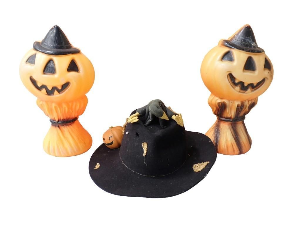 Halloween Blow Molds and a Halloween Hat (1 of 7)