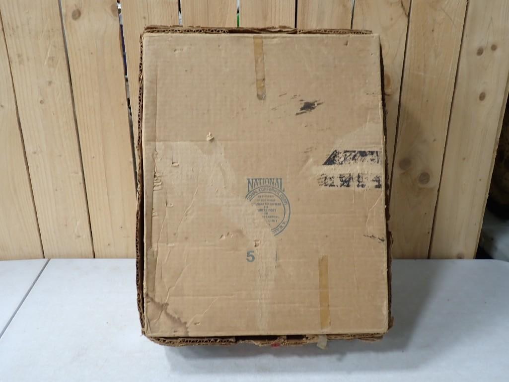 Vintage NOMA illuminated blow mold Santa Claus face wall decoration with Box - Circa 1950's or 60's - 7