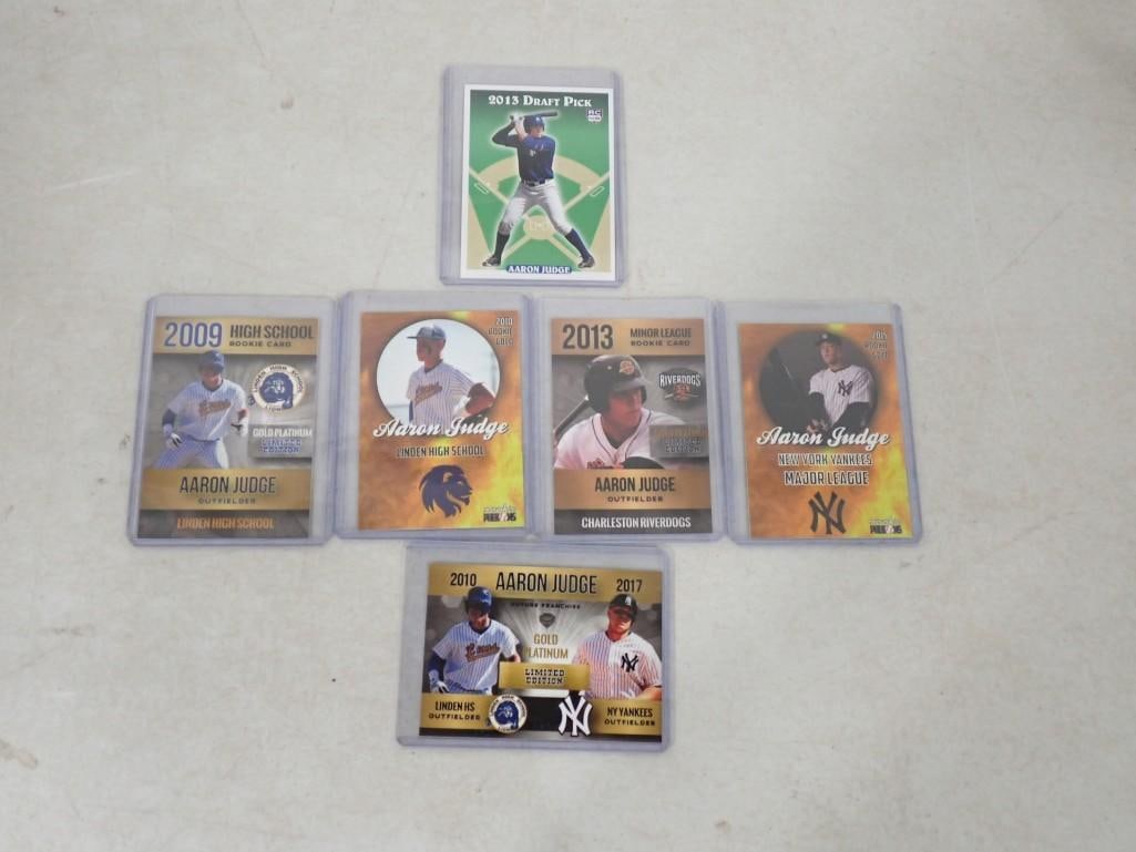 Aaron Judge Baseball Cards including Rookie, High School Cards: Aaron Judge Baseball Cards including Rookie, High School Cards All pictures are considered part of the description and should be examined carefully by bidders. Live Auctioneers is now offering Live