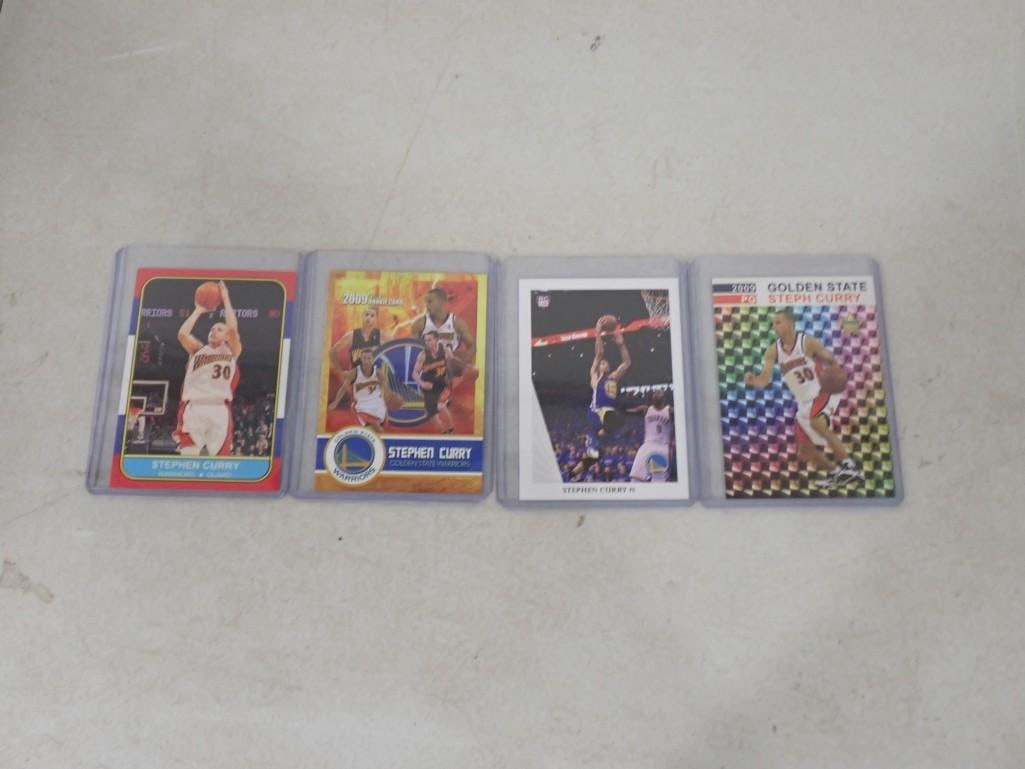 Steph Curry Stephen Curry Basketball Cards including Rookie: Steph Curry Stephen Curry Basketball Cards including Rookie All pictures are considered part of the description and should be examined carefully by bidders. Live Auctioneers is now offering Live Shipp