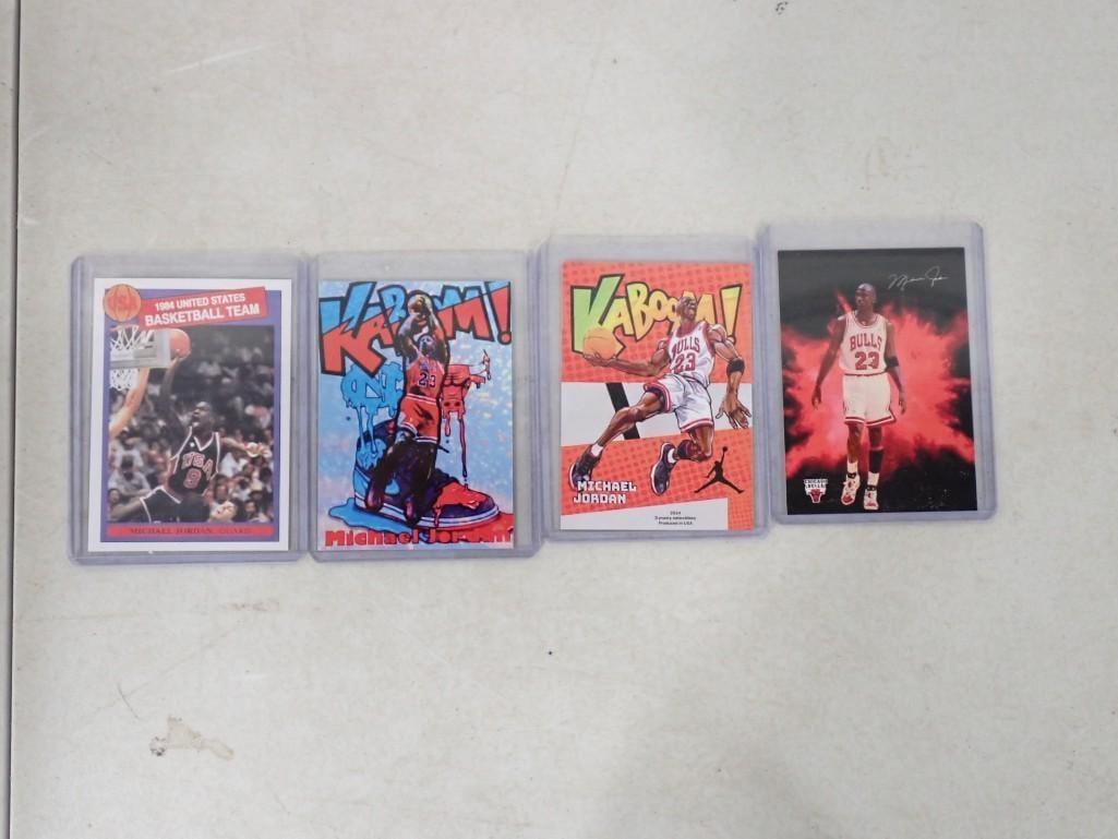 Michael Jordan Basketball Cards including 1984 US Basketball Team (1 of 3)