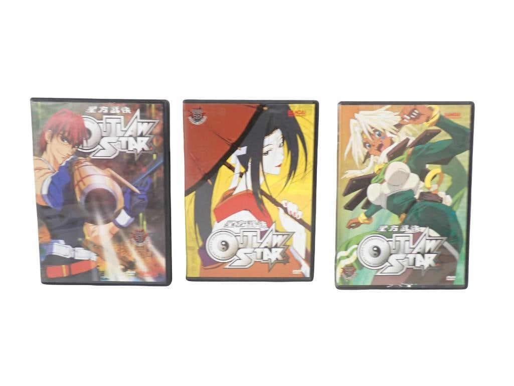 Anime DVDs Bandai release of the Outlaw Star Series 3 volumes (1 of 3)