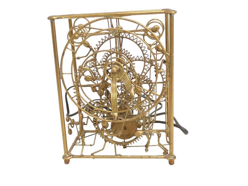 Gordon Bradt of Kinetico Studios 6 Man Sculpture Clock - it works (1 of 8)