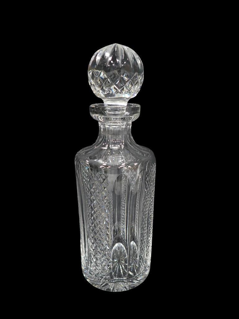 Waterford Crystal Spirit Decanter and stopper in the Hibernia Pattern Height: 11" (1 of 9)