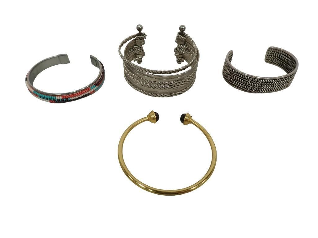 Group of Metal Cuff Bracelets (1 of 16)