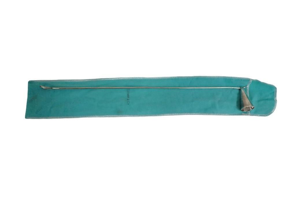 Elsa Peretti for Tiffany & Company Sterling Silver Candle Snuffer, Padova pattern. With Tiffany dust (1 of 7)