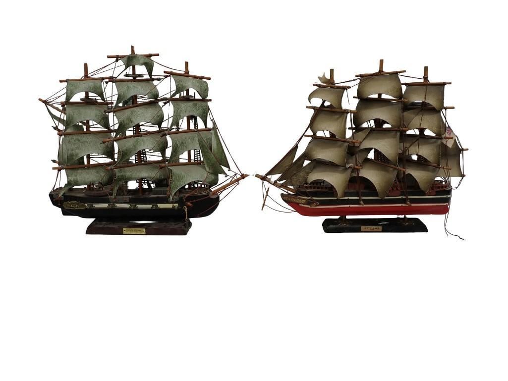 Two Sailboat Models - Cutty Sark 1869 and Fragata Espanola 1780 (1 of 6)
