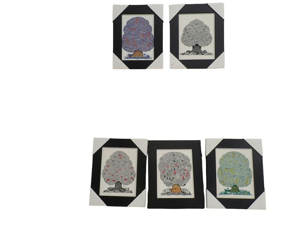 Bruce Burton Framed History Tree Prints including Cardinals, Country Western Blues Swing Folk: Bruce Burton Framed History Tree Prints including St. Louis Cardinals, Country Western Blues Swing Folk, Chicago White Sox, Chicago Black Hawks, Green Bay Packers All pictures are considered part of t