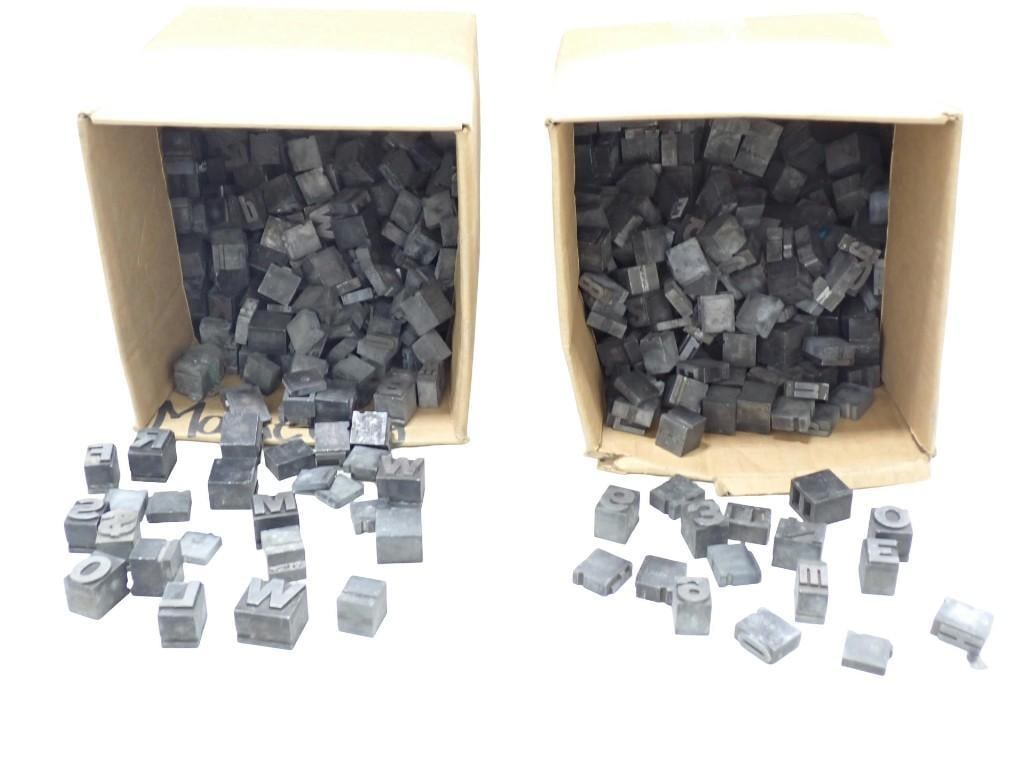 Large Lot of Letter Press Blocks for printing (1 of 8)