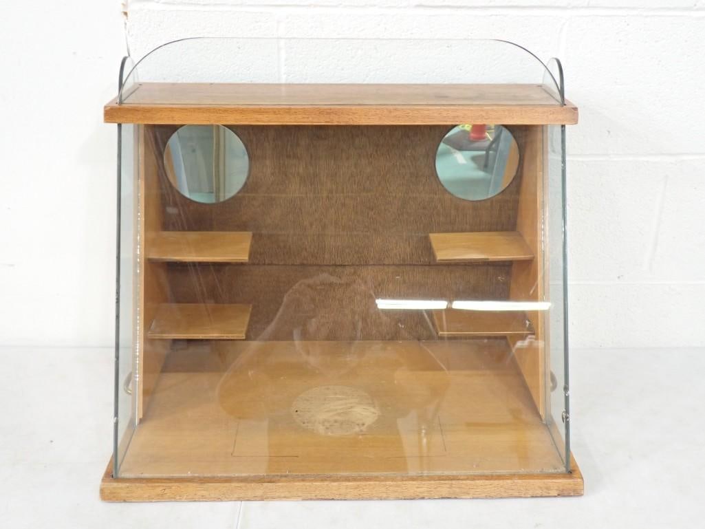Vintage Glass and Wood Store Display Case (1 of 9)