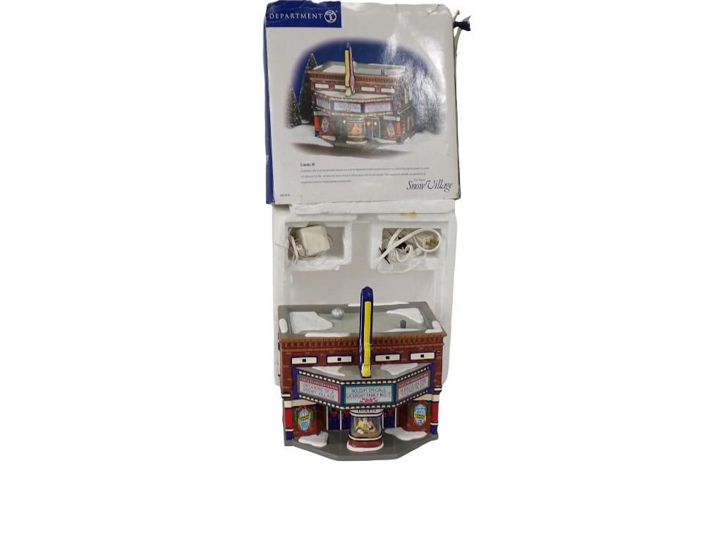 Department 56 Snow Village Cinema 56 with Box (1 of 8)