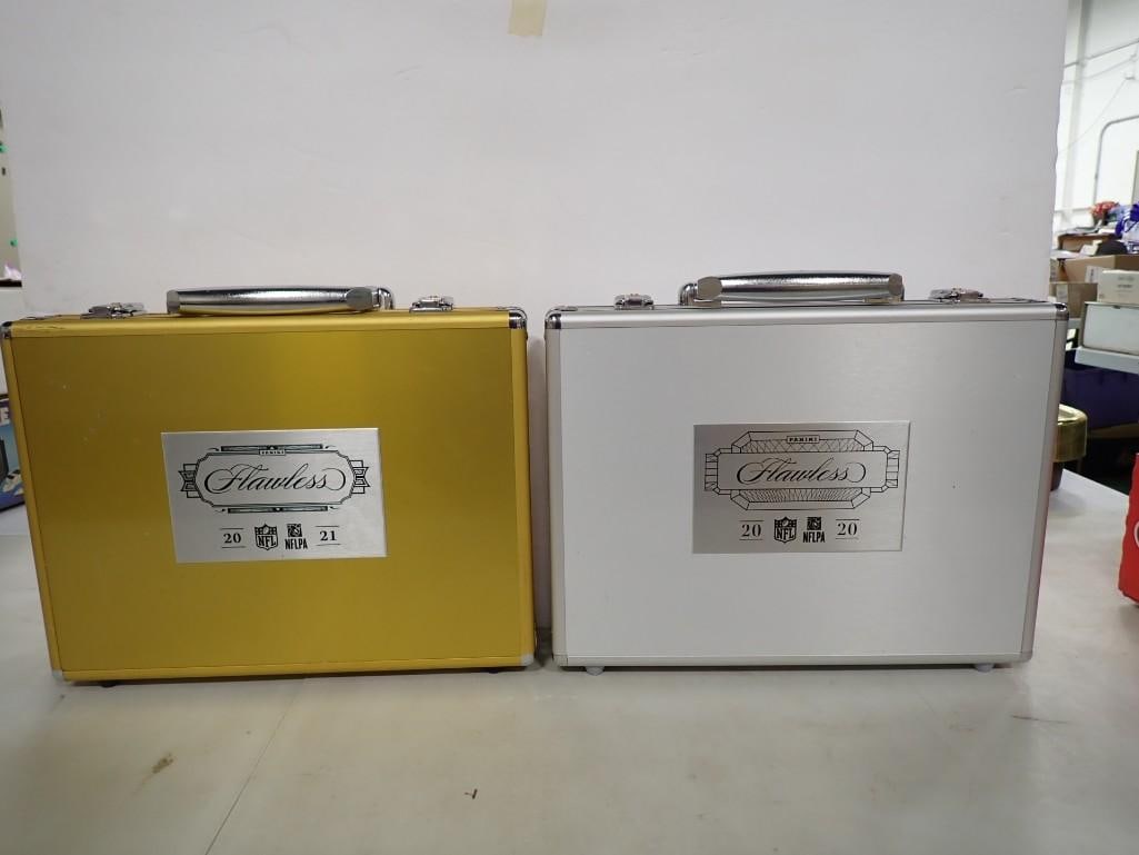Two Empty Panini Flawless NFL Padded Cases - these are empty (1 of 12)