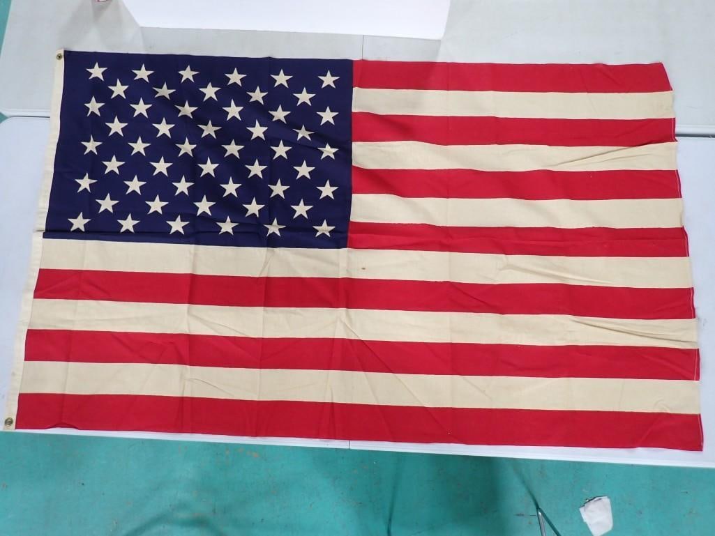 Vintage 50 Star US Flag - Cloth (1 of 8)