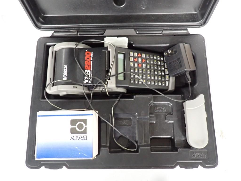 Brady TLS2200 Thermal Labeling System with Case - Untested: Brady TLS2200 Thermal Labeling System with Case - Untested All pictures are considered part of the description and should be examined carefully by bidders. Live Auctioneers is now offering Live Shippi