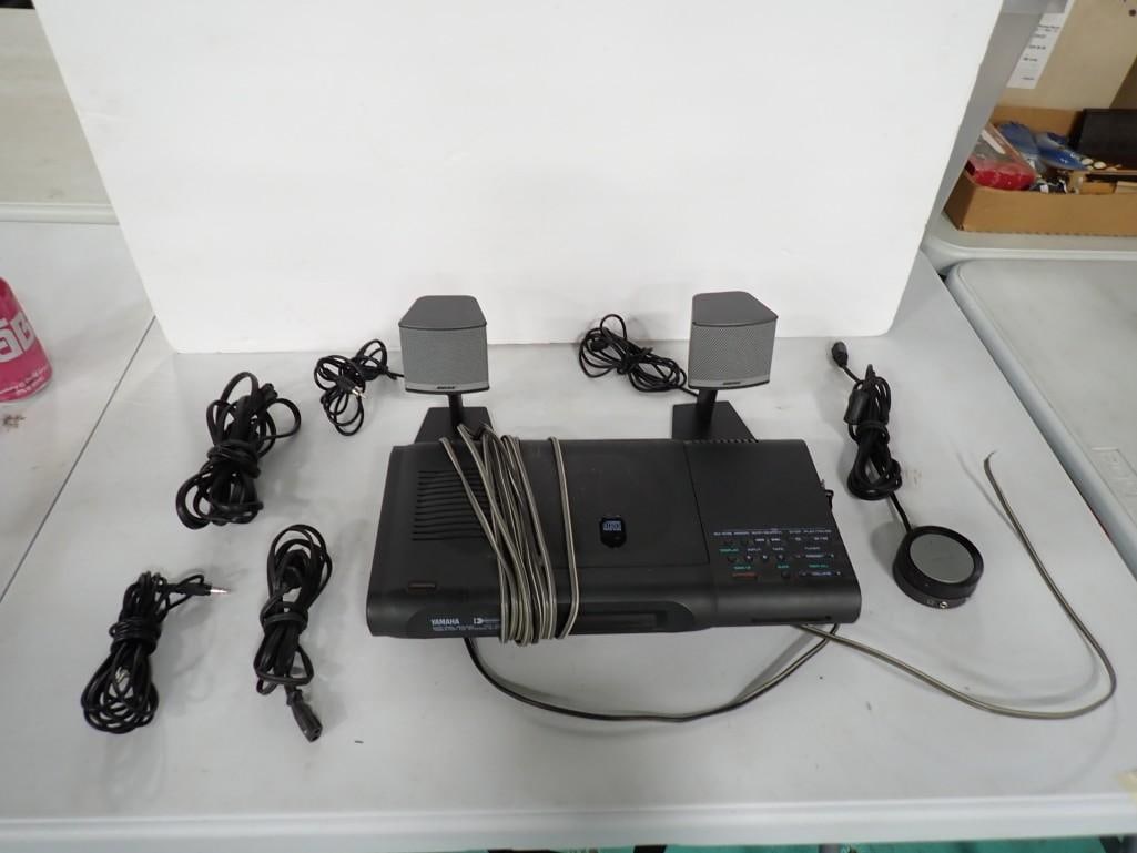 Yamaha YST-99CD Tabletop CD Stereo System, Bose Speakers, etc (1 of 13)