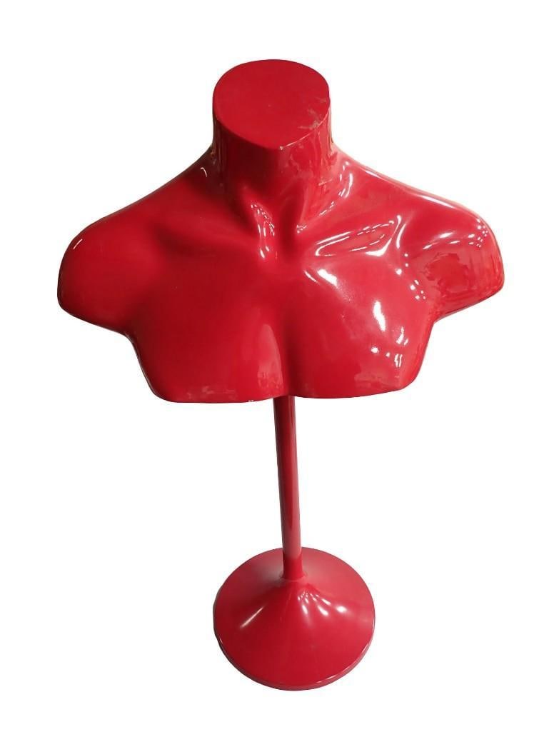 Red Mannequin top with stand: Red Mannequin top with stand All pictures are considered part of the description and should be examined carefully by bidders. Live Auctioneers is now offering Live Shipping through them. This is an op