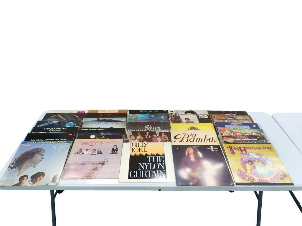 Vinyl Record Albums including Billy Joel, Styx, Jimi Hendrix, the Doors, Little River Band, Jefferso: Vinyl Record Albums including Billy Joel, Styx, Jimi Hendrix, the Doors, Little River Band, Jefferson Starship, etc. All pictures are considered part of the description and should be examined carefull