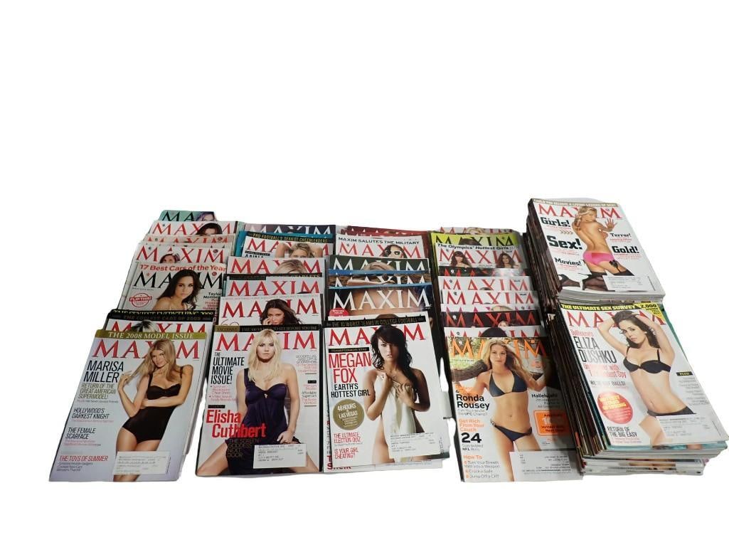 Large Collection of Maxim Magazines (1 of 14)