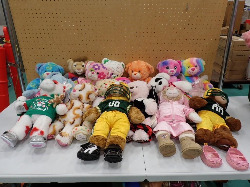 Large Lot of Build A Bear Plush Animals (1 of 7)