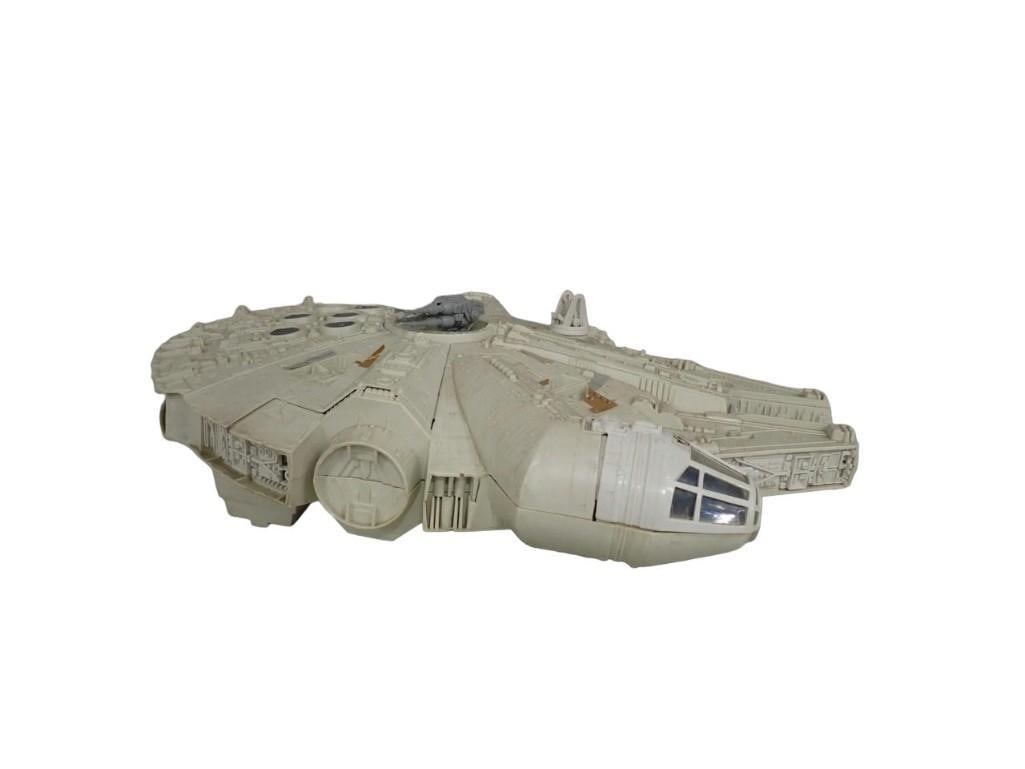 Vintage Star Wars Millennium Falcon - comes with everything as shown: Vintage Star Wars Millennium Falcon - comes with everything as shown All pictures are considered part of the description and should be examined carefully by bidders. Live Auctioneers is now offering L