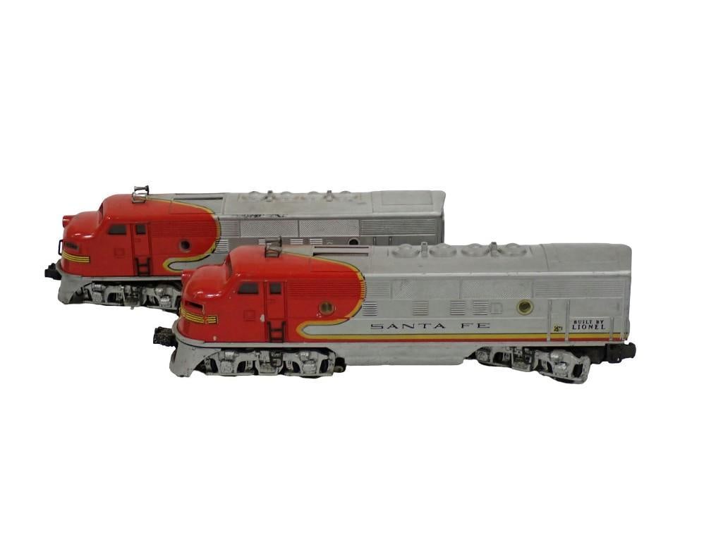 Vintage O Scale Lionel Santa Fe F-3 diesel locomotive Trains (1 of 6)