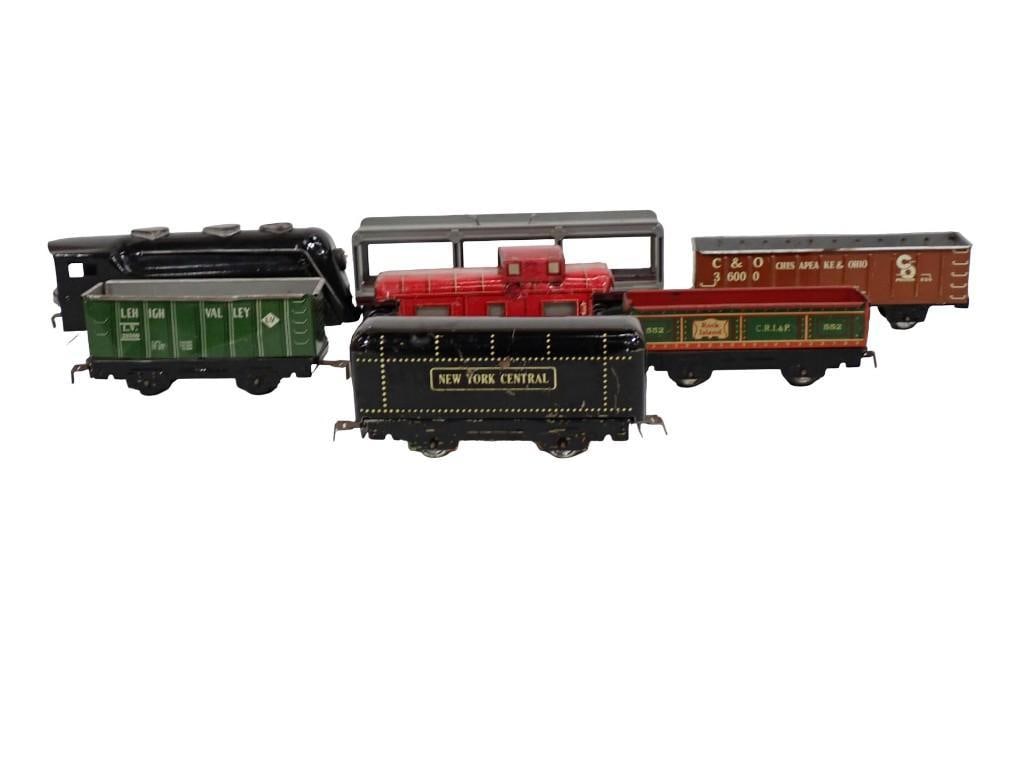 Model Train Lot including Marx Tin Litho (1 of 7)