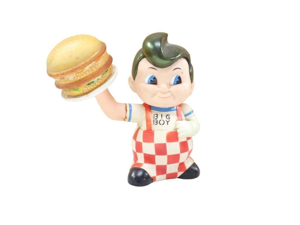 Vintage Big Boy Mascot Bank: Vintage Big Boy Mascot Bank All pictures are considered part of the description and should be examined carefully by bidders. Live Auctioneers is now offering Live Shipping through them. This is an opt