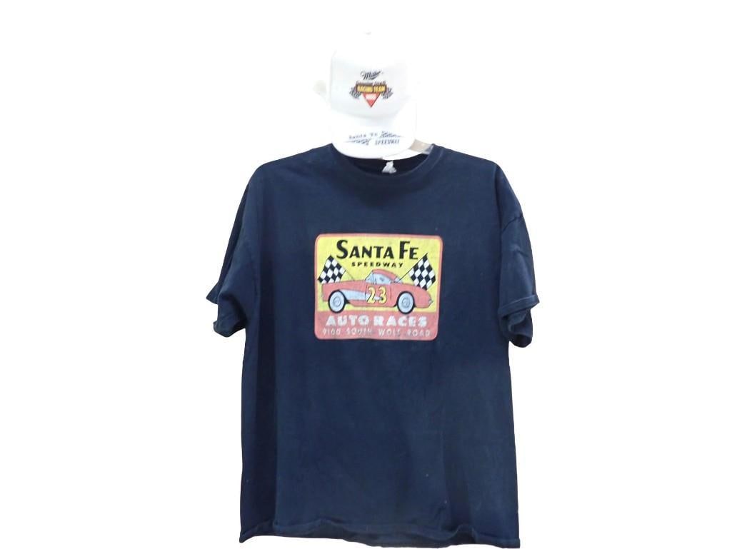 Santa Fe Speedway Lot including Miller Racing team Hat and T-Shirt: Santa Fe Speedway Lot including Miller Racing team Hat and T-Shirt All pictures are considered part of the description and should be examined carefully by bidders. Live Auctioneers is now offering Liv