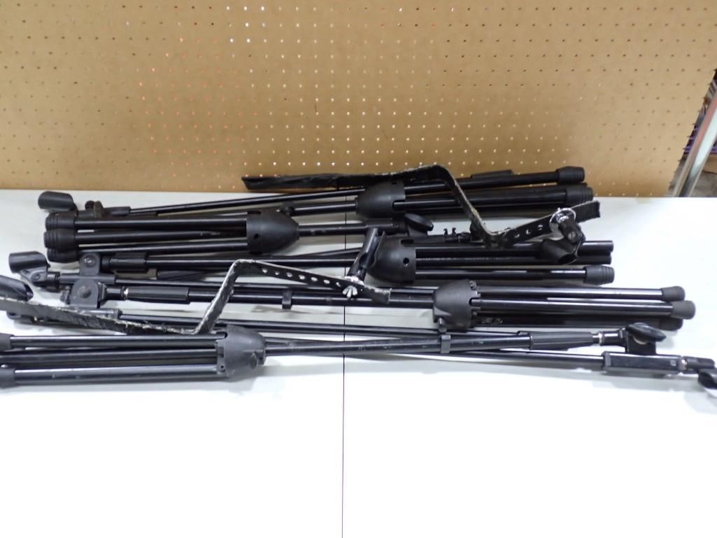 K & M Tripod Stands: K & M Tripod Stands All pictures are considered part of the description and should be examined carefully by bidders. Live Auctioneers is now offering Live Shipping through them. This is an optiona