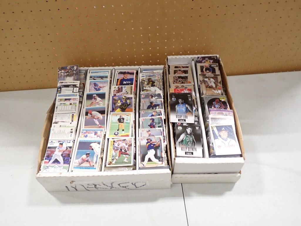 Sports Card Lot including Baseball, Football, Basketball: Sports Card Lot including Baseball, Football, Basketball All pictures are considered part of the description and should be examined carefully by bidders. Live Auctioneers is now offering Live Shipping