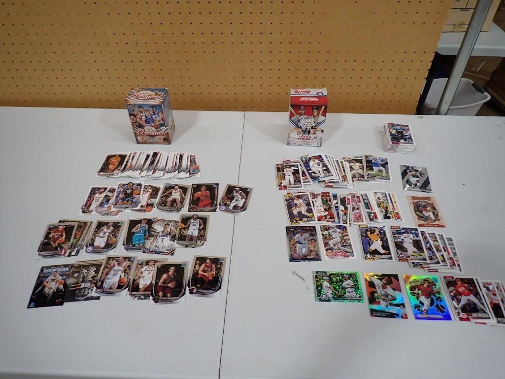 Sports Cards Lot including Football, Basketball and Baseball: Sports Cards Lot including Football, Basketball and Baseball All pictures are considered part of the description and should be examined carefully by bidders. Live Auctioneers is now offering Live Ship