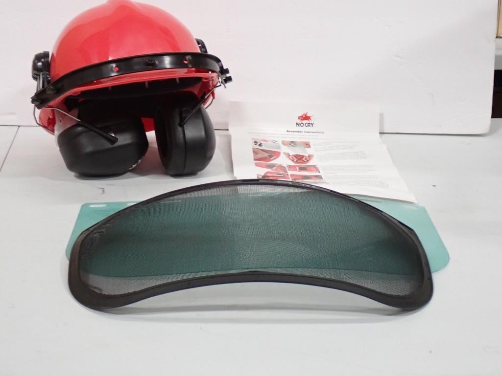 New In Box NoCry 6-in-1 Industrial Forestry Safety Helmet System: New In Box NoCry 6-in-1 Industrial Forestry Safety Helmet System - should look similar to the first picture, but the color may vary All pictures are considered part of the description and should be ex