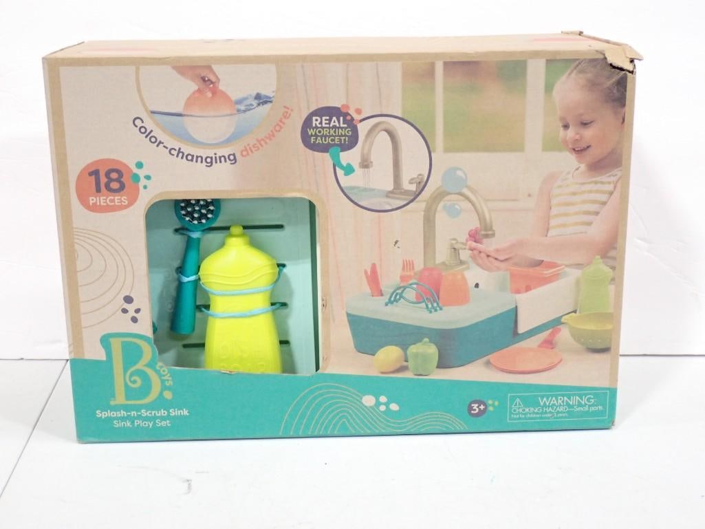 B. toys Splash-n-Scrub Sink play set - New in Package (1 of 7)