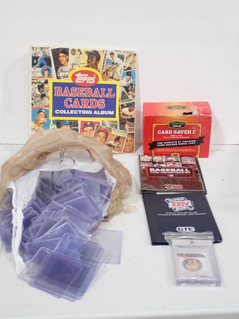 Sports Card Cases, Binders, etc.: Sports Card Cases, Binders, etc. All pictures are considered part of the description and should be examined carefully by bidders. Live Auctioneers is now offering Live Shipping through them. This is a