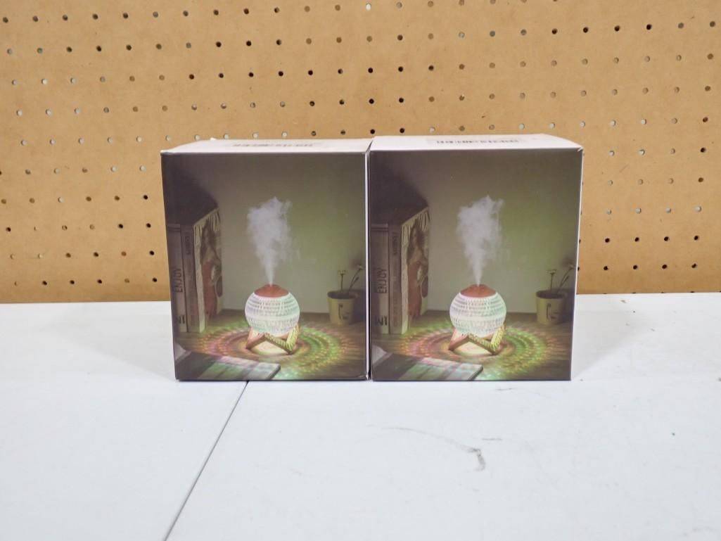 Two New in Package Crystal Ball Humidifiers: Two New in Package Crystal Ball Humidifiers All pictures are considered part of the description and should be examined carefully by bidders. Live Auctioneers is now offering Live Shipping through them