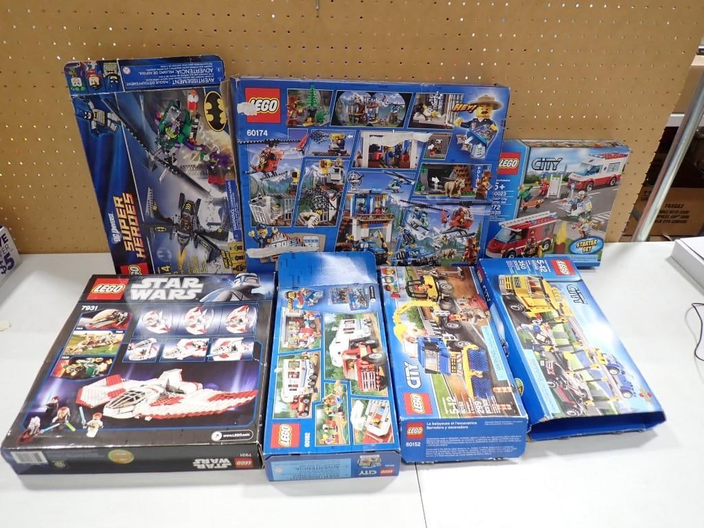 Lot of Lego Sets - Unchecked for completeness - see pictures: Lot of Lego Sets - Unchecked for completeness - see pictures All pictures are considered part of the description and should be examined carefully by bidders. Live Auctioneers is now offering Live Ship