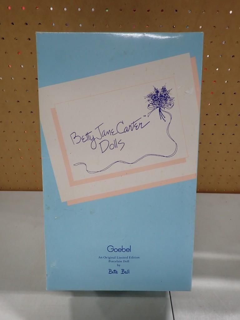 Goebel Betty Jane Carter Dolls - Bette Ball Porcelain Doll: Goebel Betty Jane Carter Dolls - Bette Ball Porcelain Doll All pictures are considered part of the description and should be examined carefully by bidders. Live Auctioneers is now offering Live Shippi