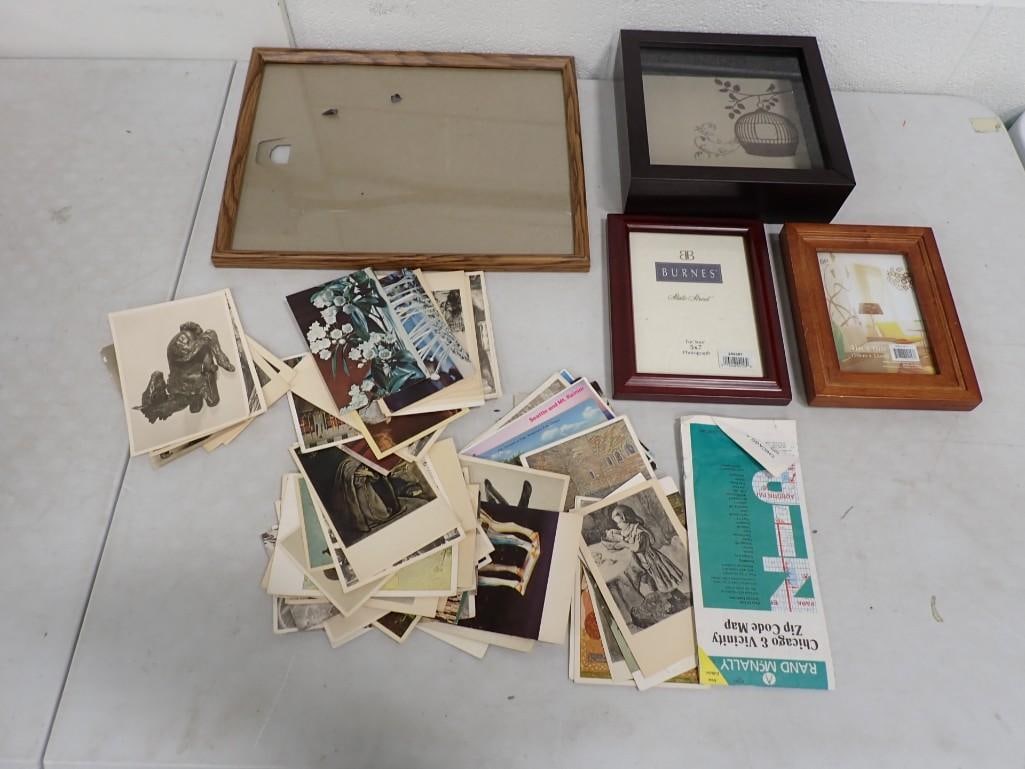 Vintage Postcards, Ephemera, and Picture Frames (1 of 9)