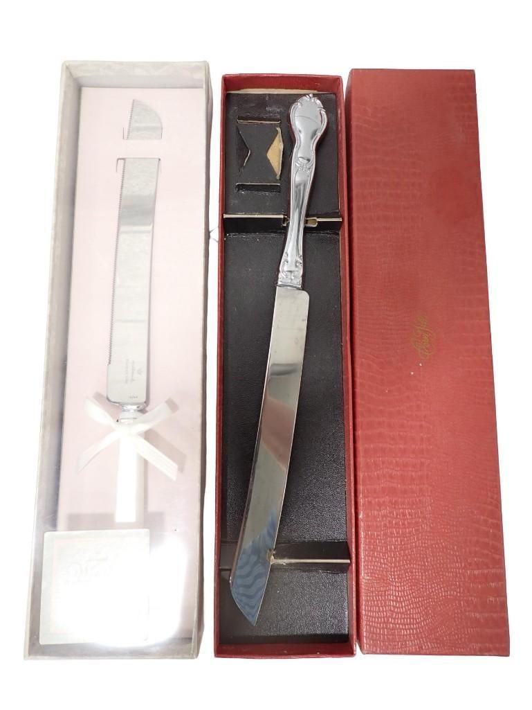 2 Knives for Cake Cutting: 2 Knives for Cake Cutting All pictures are considered part of the description and should be examined carefully by bidders. Live Auctioneers is now offering Live Shipping through them. This is an