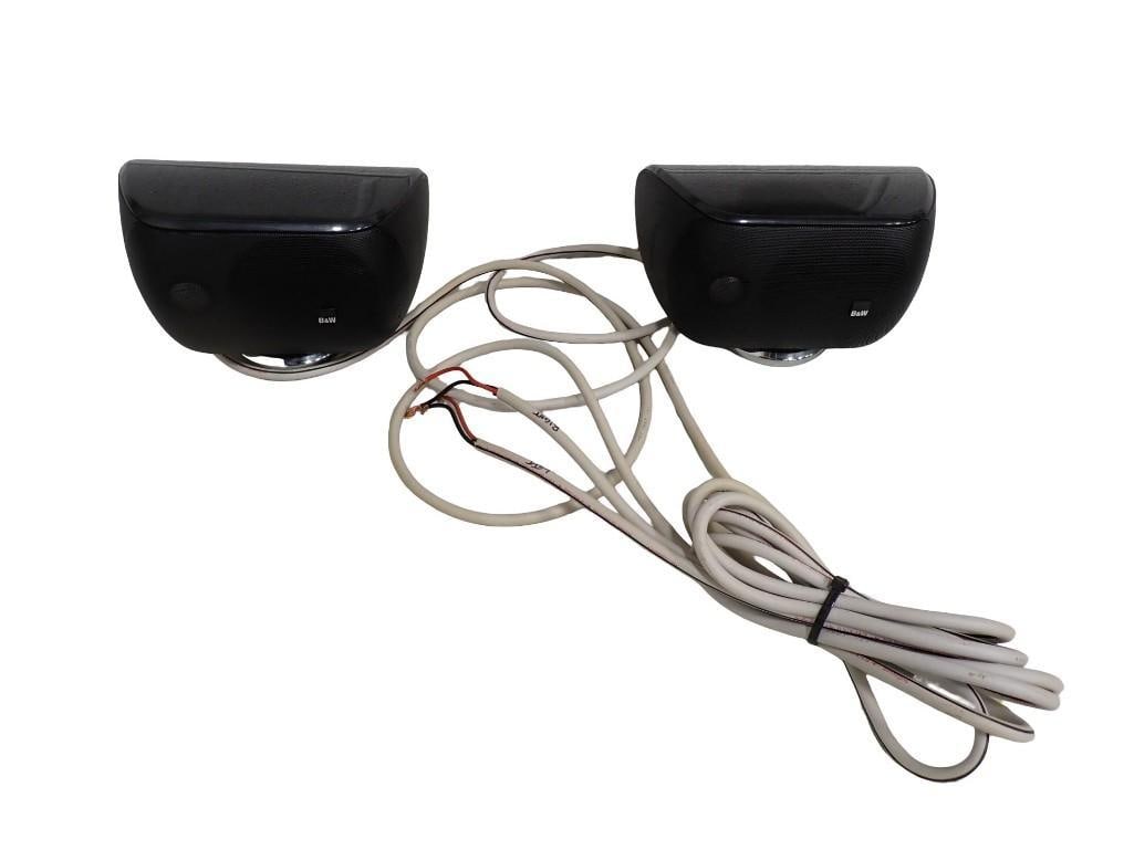 Pair of B&W Speakers: Pair of B&W Speakers Condition: untested All pictures are considered part of the description and should be examined carefully by bidders. Live Auctioneers is now offering Live