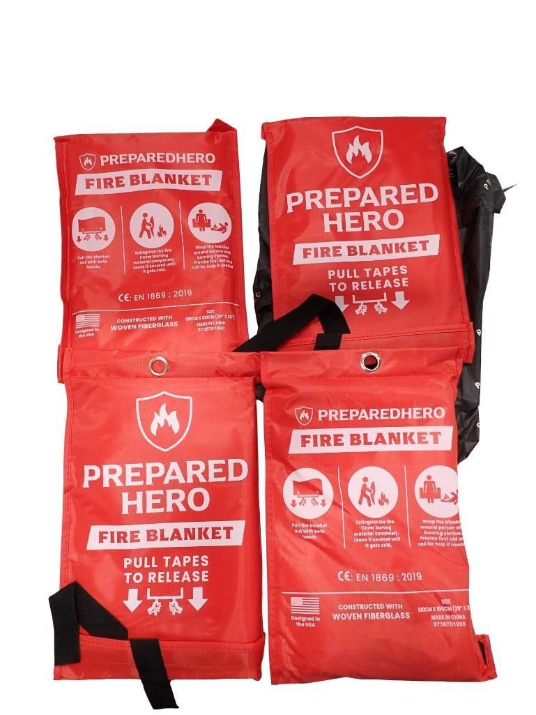 4 Fire Blankets: 4 Fire Blankets All pictures are considered part of the description and should be examined carefully by bidders. Live Auctioneers is now offering Live Shipping through them. This is an optional paymen