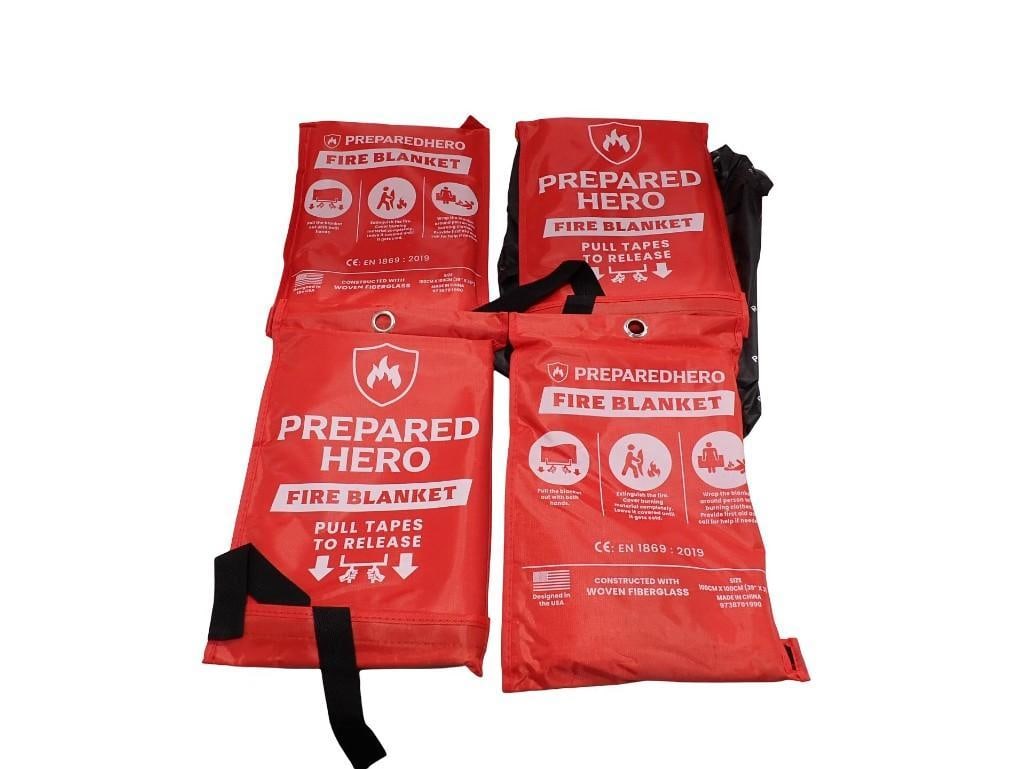 4 Fire Blankets - 5
