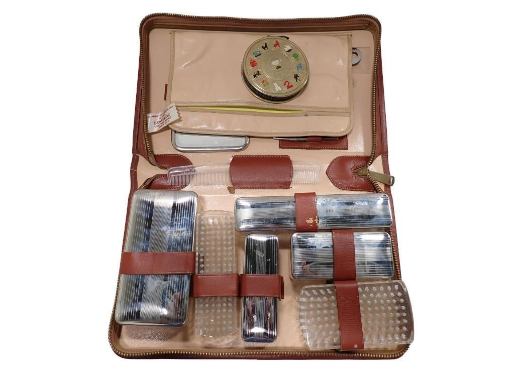 Leather Grooming Kit and a Vintage Rosenfeld Compact Case (1 of 8)