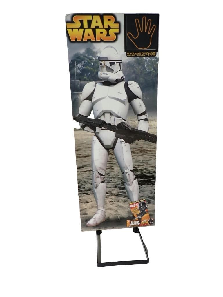 Life Size Star Wars Cardboard Cut Out Store Display Storm Trooper Keebler Fudge Shoppe, Cheez-It (1 of 8)