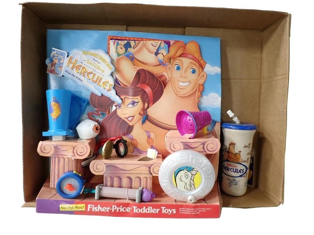 McDonald's Walt Disney Hercules Fisher Price Toy Lot (1 of 10)
