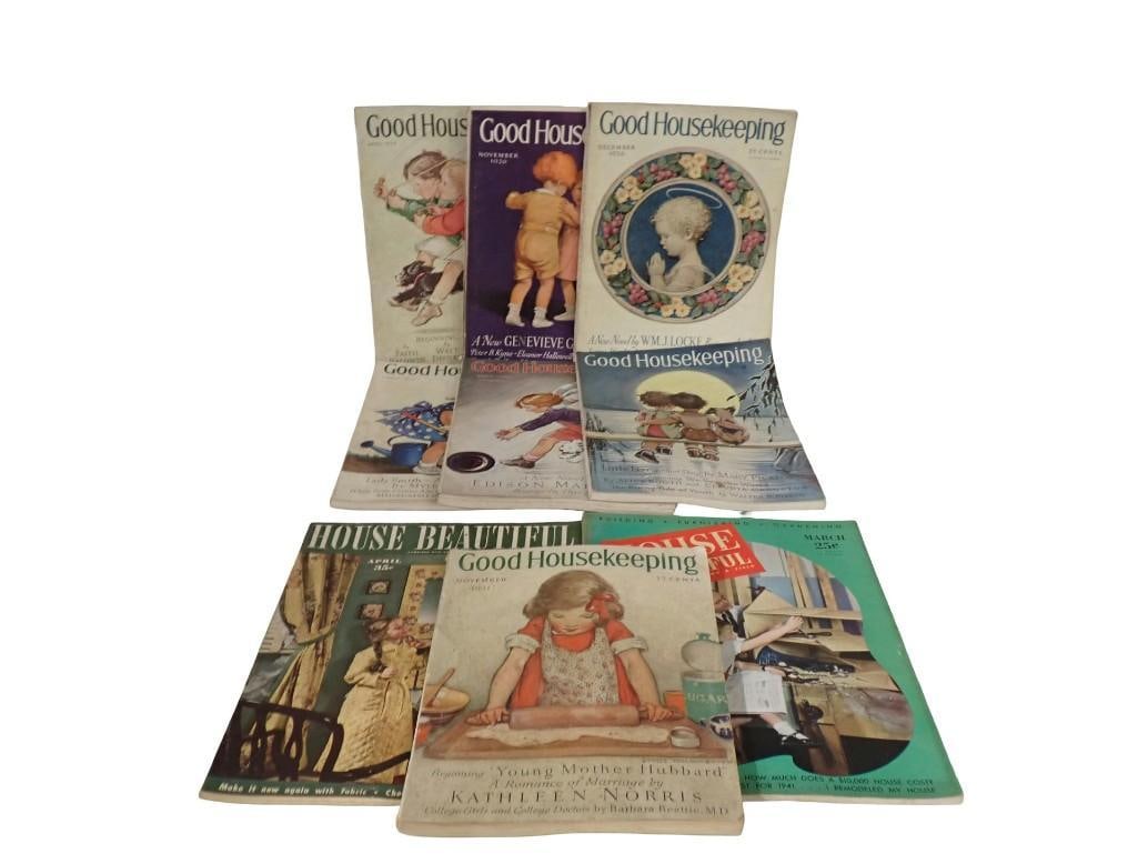 Good Housekeeping Magazines from the 1920's and 1930's and House Beautiful Magazines (1 of 6)