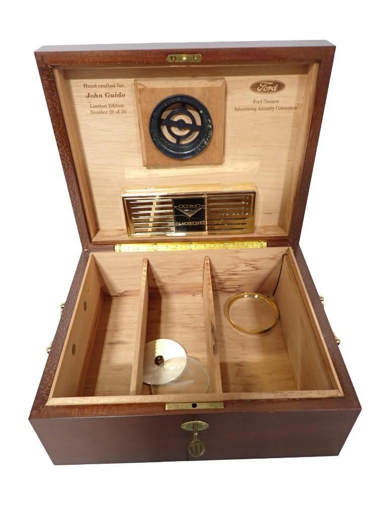 Limited Edition Ford Motor Company Wooden Cigar Humidor (1 of 11)