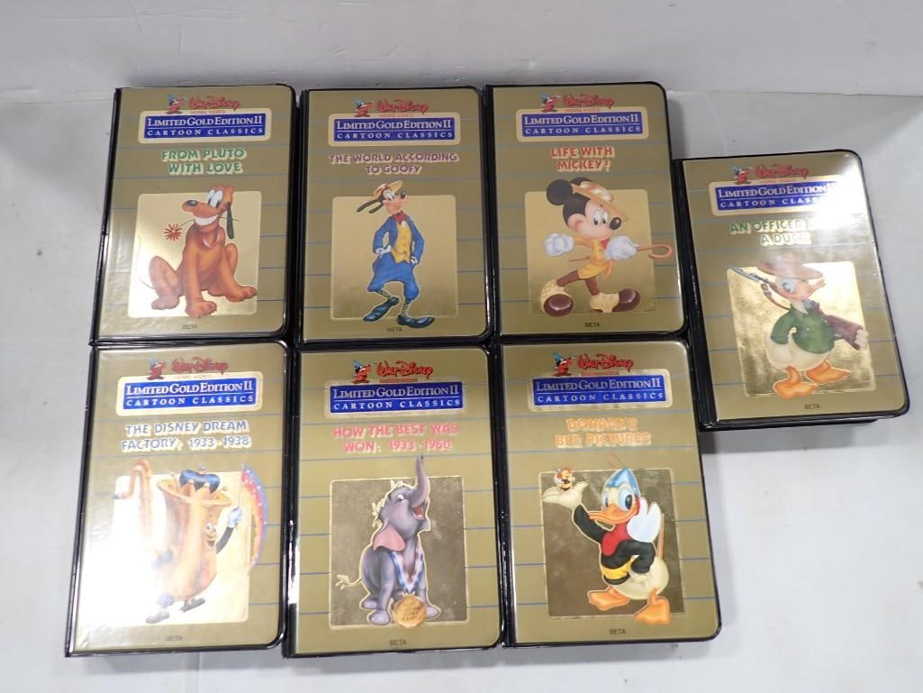 Walt Disney Limited Gold Edition II Cartoon Classics VHS incl Life with Mickey, Donald's Bee Picture: Walt Disney Limited Gold Edition II Cartoon Classics VHS incl Life with Mickey, Donald's Bee Pictures, The World According to Goofy, From Pluto with Love, The Disney Dream Factory 1933-1938, How t